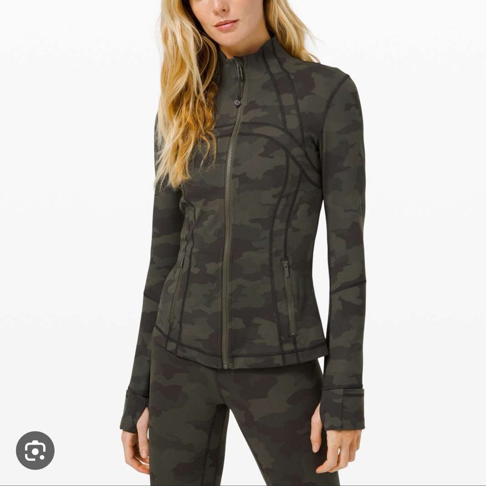 Lululemon Define Jacket in Green Camo